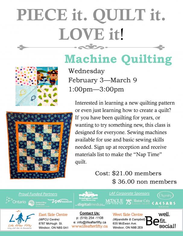 Machine Quilting 2016